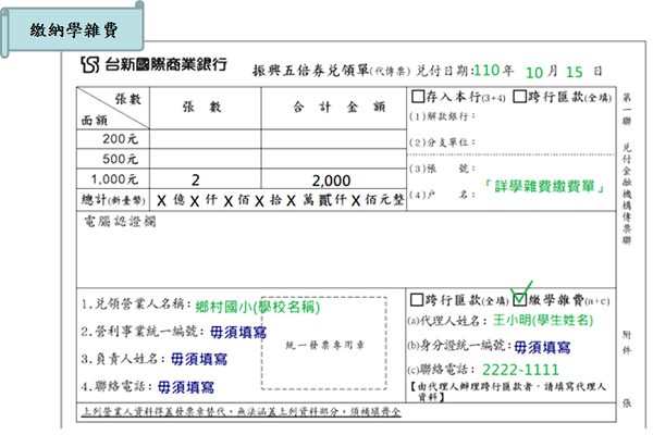 振興五倍券分行簡易兌領流程 台新銀行
