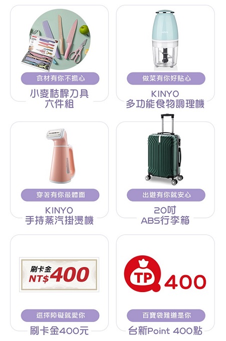 信用卡首刷禮物Q4